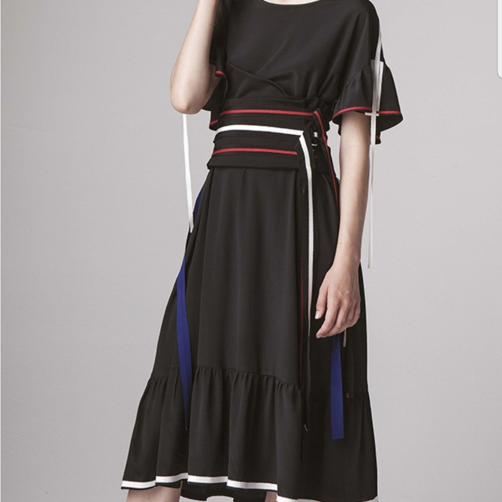 Smarteez Short Sleeve Ribbon Dress - Picture 2 of 3